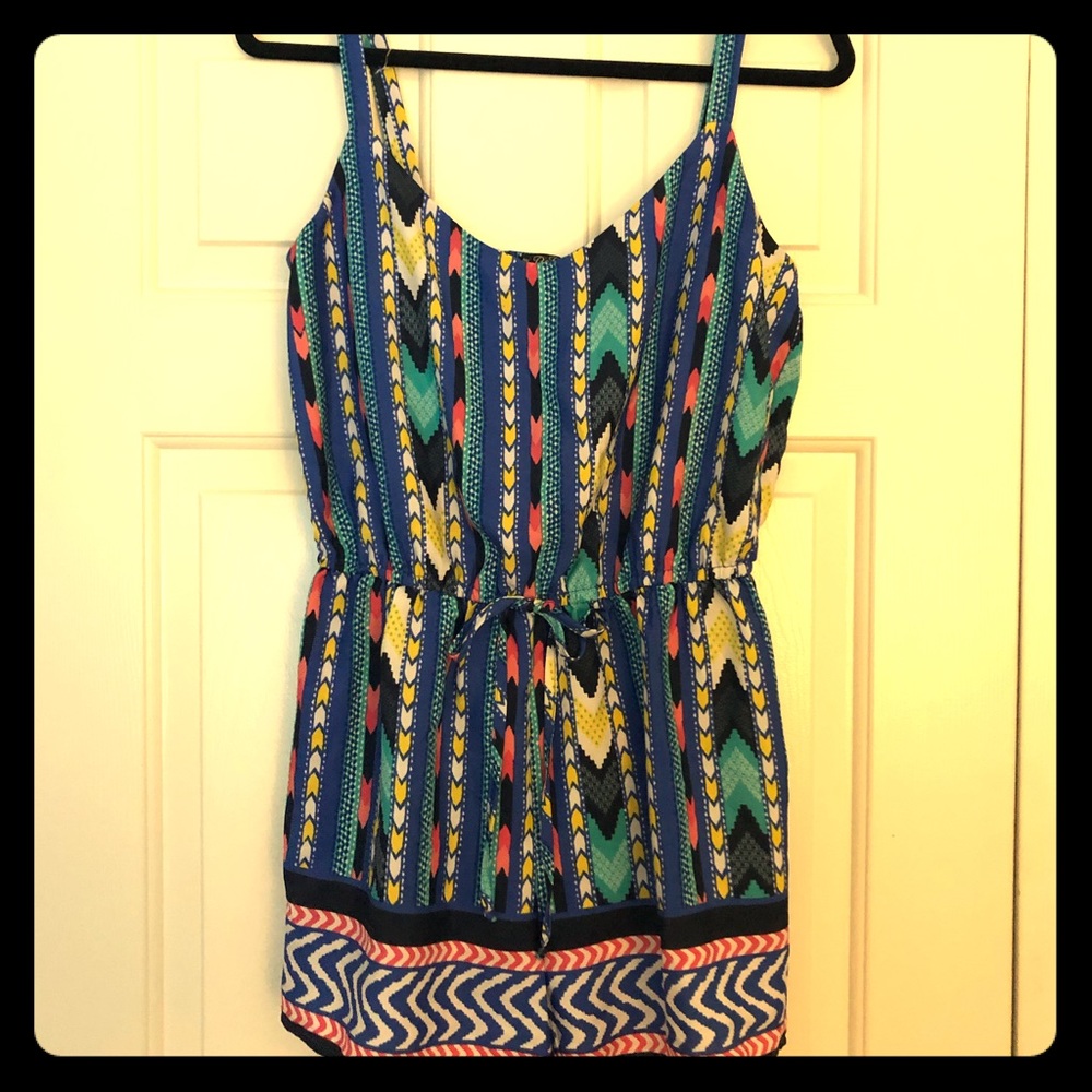 Multi-color romper